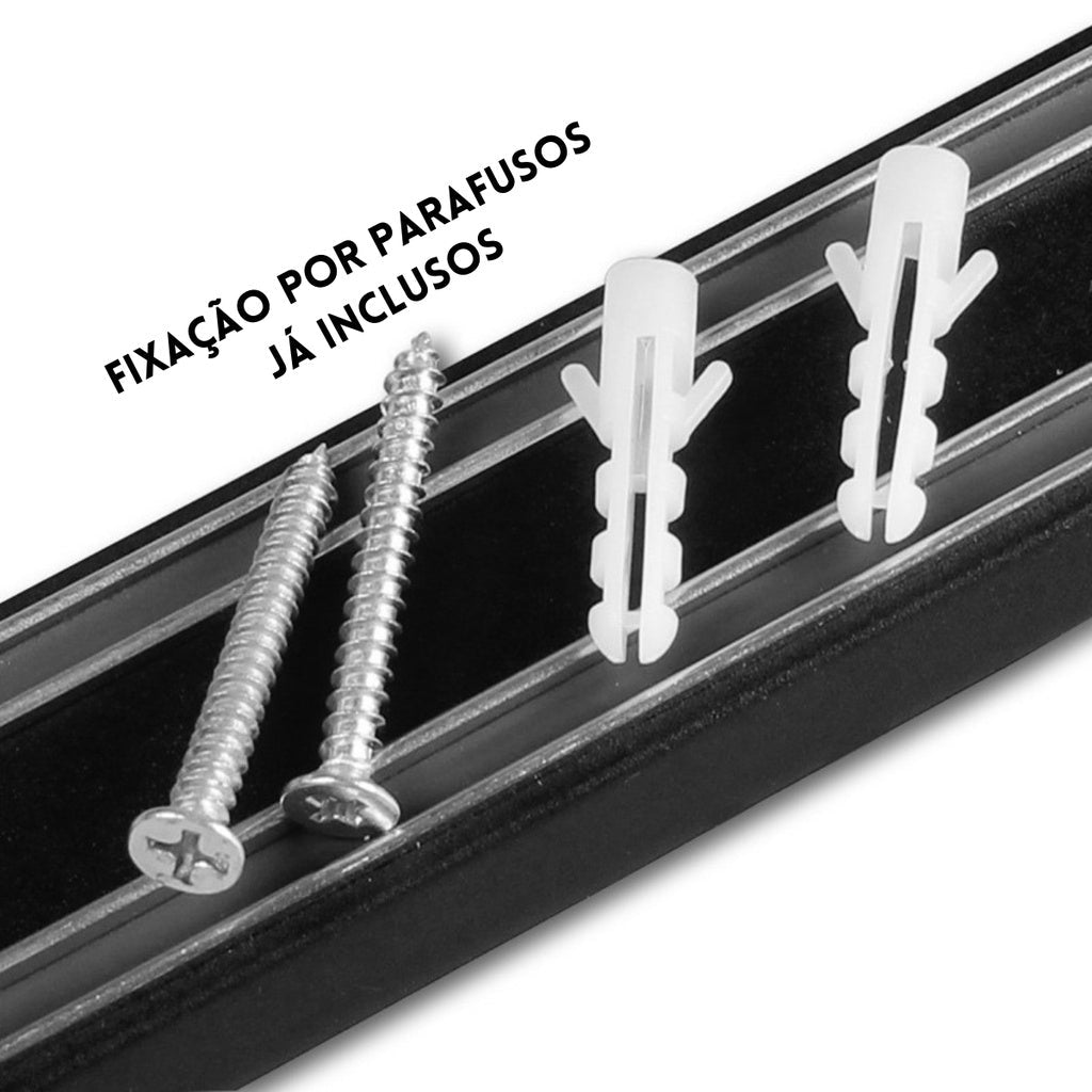 Barra Magnética 50cm para Facas – Organização Segura e Funcional para Sua Cozinha - LK House