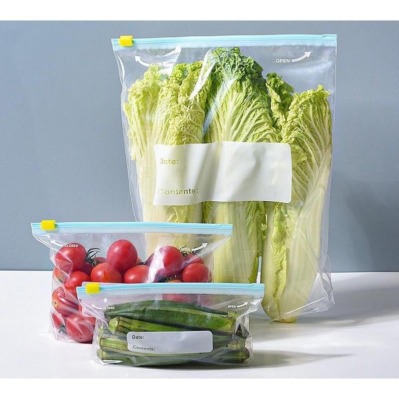 Kit 20 Sacos Herméticos Reutilizáveis para Alimentos – Mais Organização e Conservação para Sua Cozinha - LK House