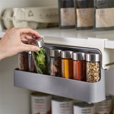 Organizador Porta Temperos Retrátil com 6 Potes – Mais Organização e Praticidade na Cozinha - LK House