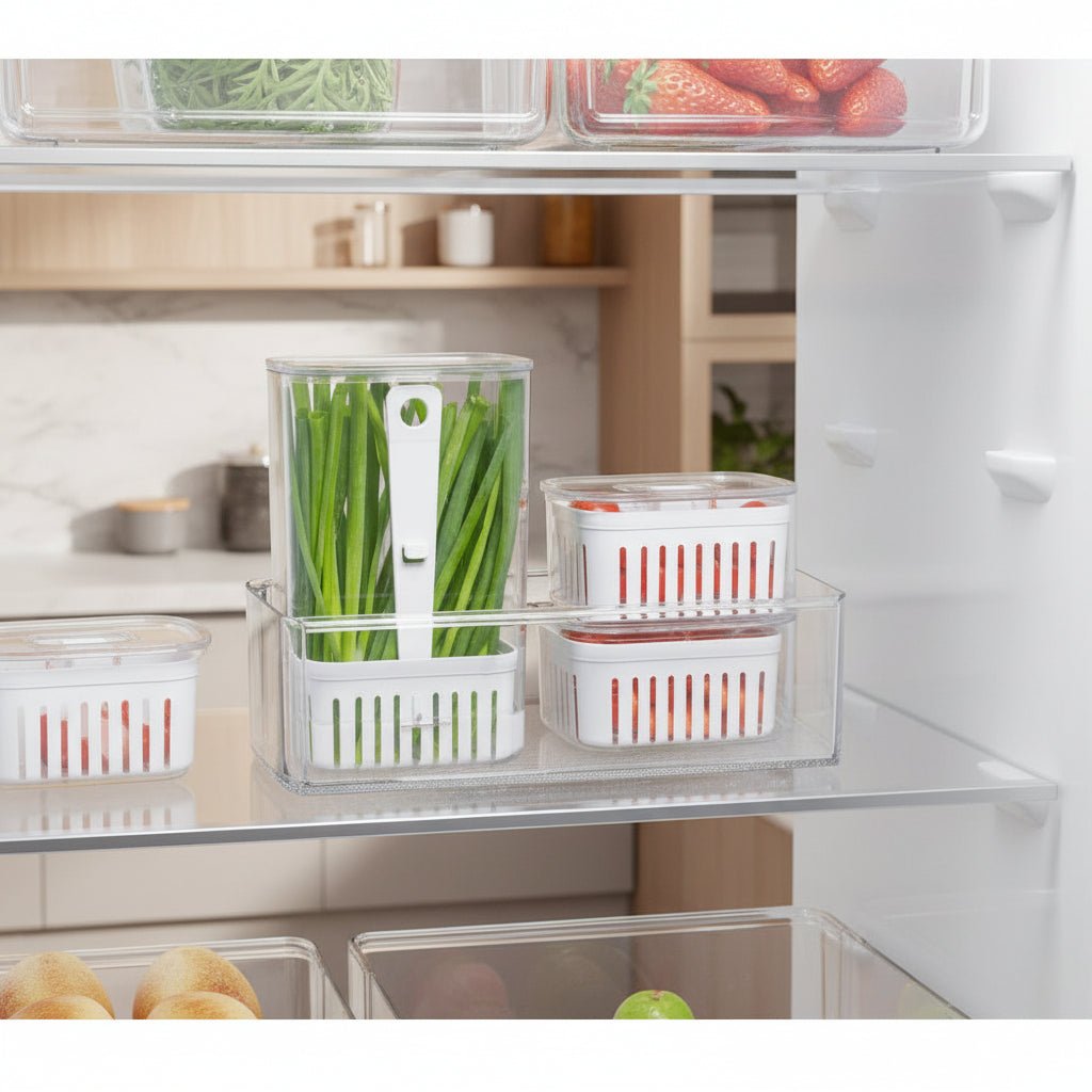 Pote para Geladeira Porta Temperos – Mais Organização e Frescor para Sua Cozinha - LK House