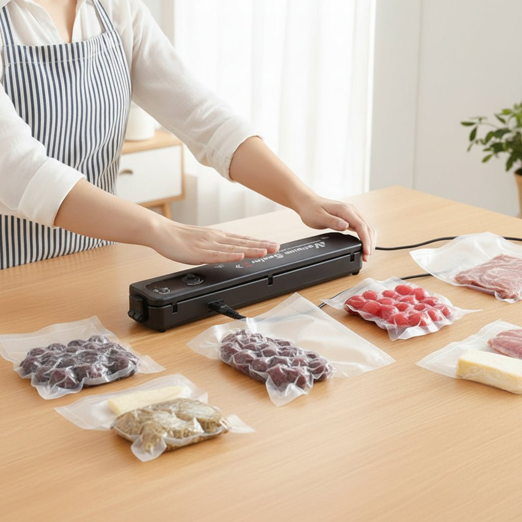 Seladora a Vácuo Doméstica Bivolt – Mais Conservação e Organização para Seus Alimentos - LK House