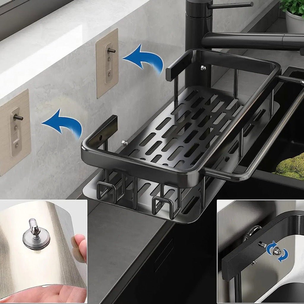Suporte Organizador de Pia com Prateleira – Mais Organização e Praticidade para Cozinha - LK House