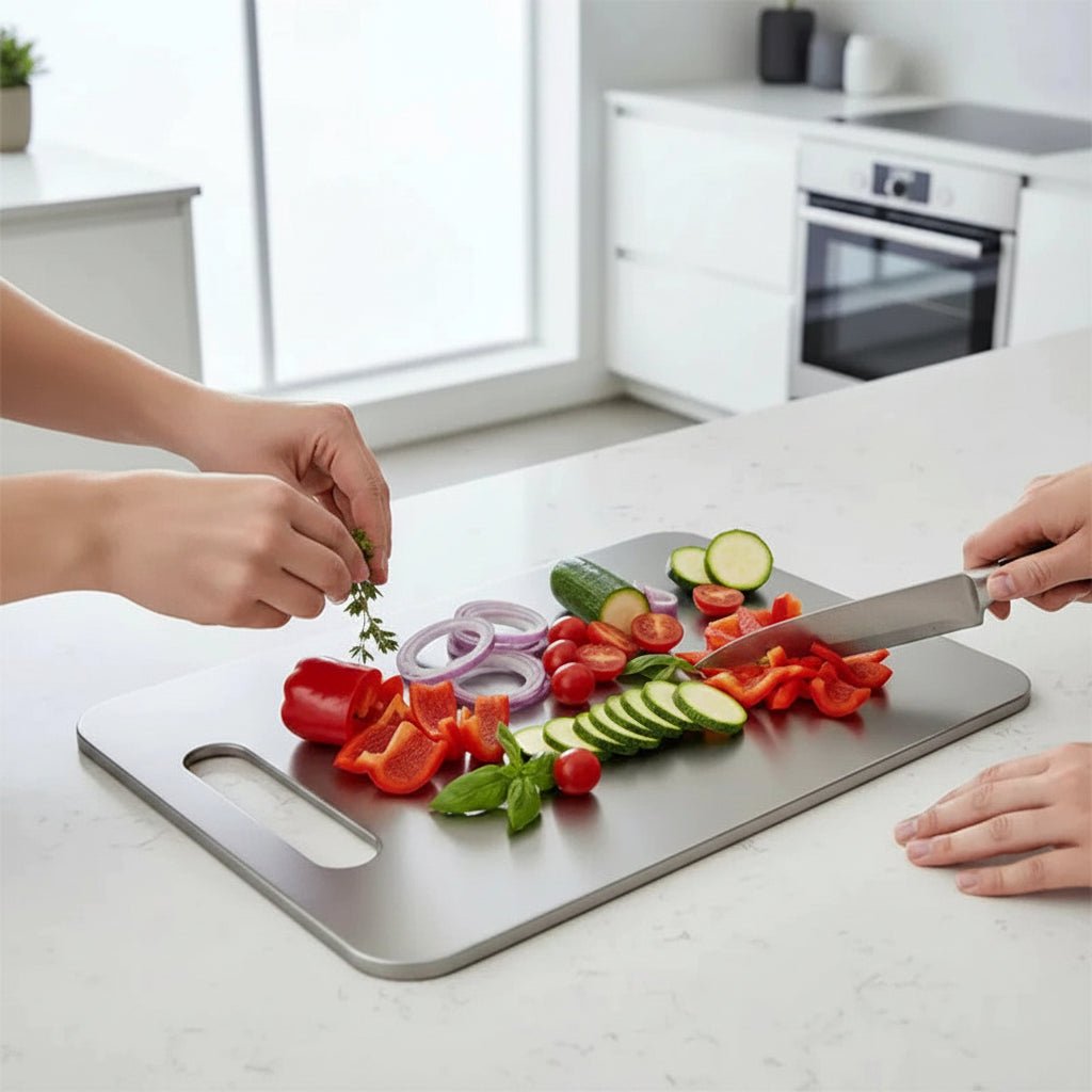 Tábua de Corte Profissional em Aço Inox 304 — Mais Higiene e Durabilidade para Sua Cozinha - LK House