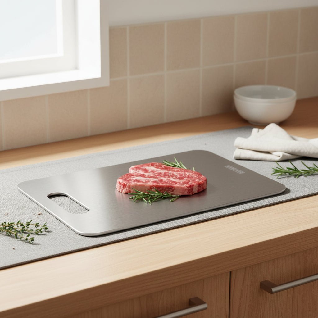 Tábua de Corte Profissional em Aço Inox 304 — Mais Higiene e Durabilidade para Sua Cozinha - LK House