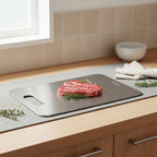 Tábua de Corte Profissional em Aço Inox 304 — Mais Higiene e Durabilidade para Sua Cozinha - LK House